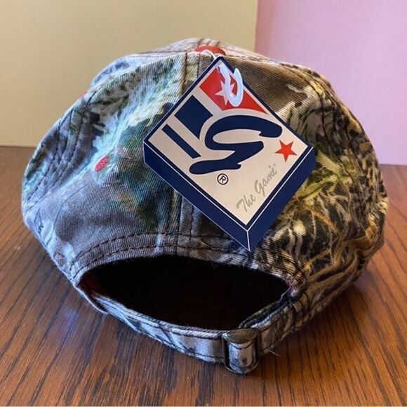 University Of Arkansas Razorbacks Baseball Hat Cap Bar The Game Camo NWT - Picture 3 of 6